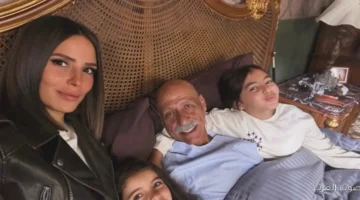 1763806577 إيمان العاصي تنشر صور من كواليس مسلسل قسمة العدل