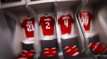 1763824880 غرفة ملابس الأهلي قبل مباراة شبيبة القبائل في دوري الأبطال