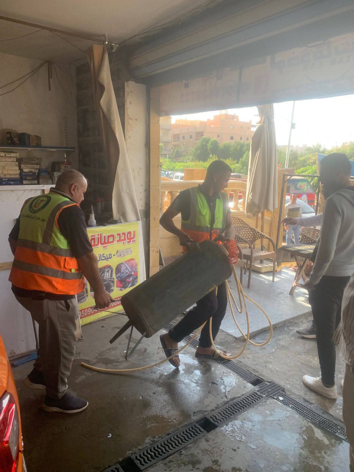 حملة إزالة المخالفات في المدينة