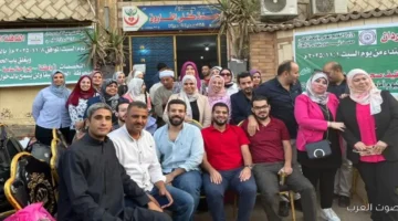 1763900184 قافلة طبية شاملة من معهد تيودور بلهارس لخدمة أهل قرية