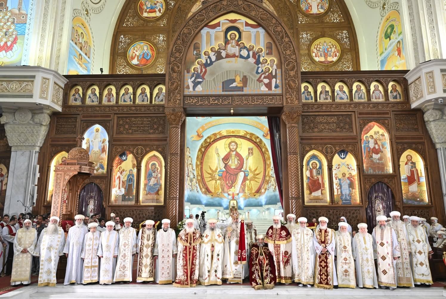 1763902220 134 البابا في عظة القداس نشتغل سوا عشان نكرم اسم المسيح