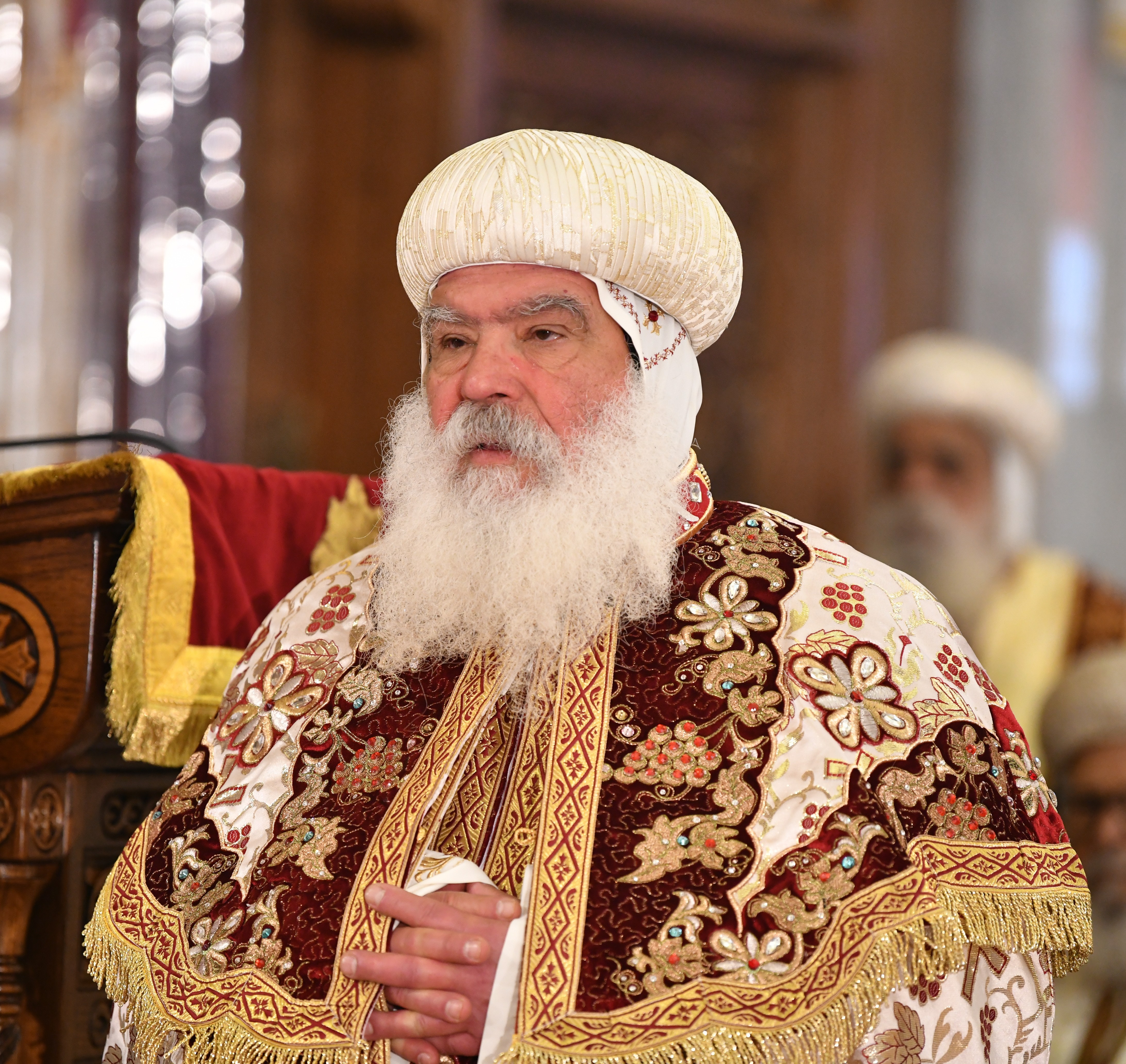 1763902220 664 البابا في عظة القداس نشتغل سوا عشان نكرم اسم المسيح