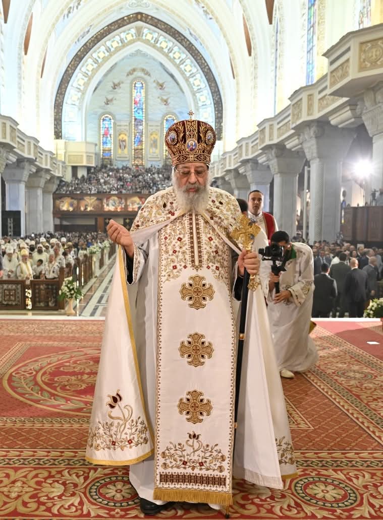 1763902220 97 البابا في عظة القداس نشتغل سوا عشان نكرم اسم المسيح