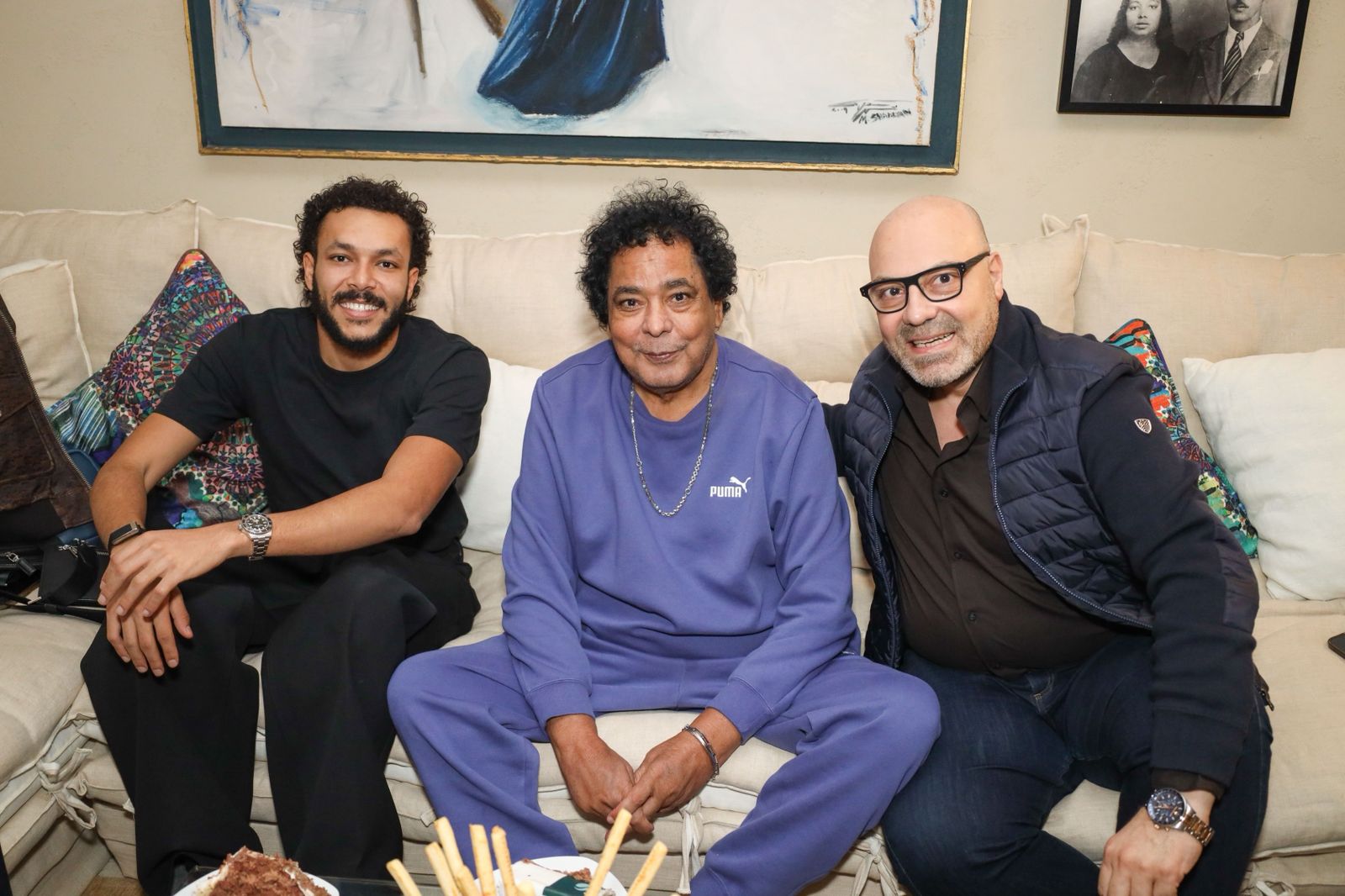 1763925073 93 الكينج وويجز وأسامة رشدي يحتفلوا بإطلاق كلام فرسان مع فيديوهات