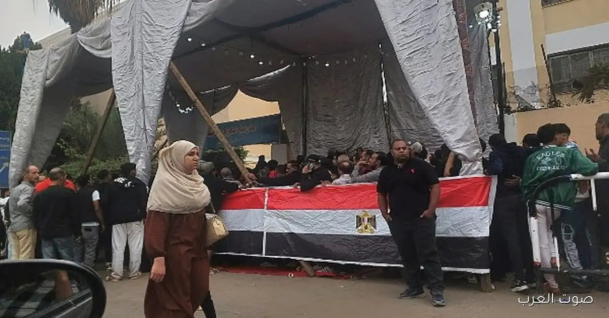 ازدحام كبير في الساعات الأولى لانتخابات مجلس النواب في مصر القديمة