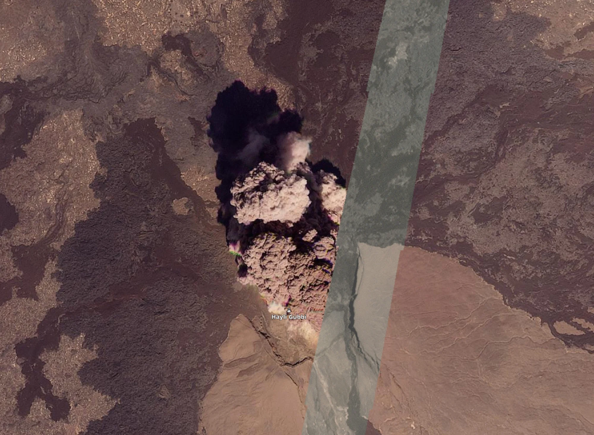 1764001324 786 بركان في إثيوبيا بيقوم بعد آلاف السنين وأعمدة الرماد وصلت