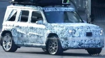 1764018540 صورتين مسربين لمرسيدس G Class الكهربائية صغيرة الحجم