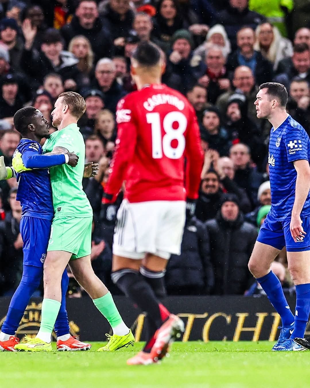 إدريسا غانا غاي خلال المباراة