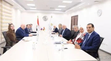 1764072522 وزير التعليم العالي يستقبل المبعوث الخاص للرئيس الروسي علشان يناقشوا