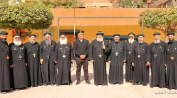 1764082716 الأنبا ميخائيل وكهنة حلوان والمعصرة يشاركوا في الانتخابات صور