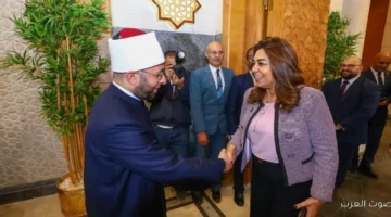 1764082972 وزيرة التنمية المحلية تحضر احتفال وزارة الأوقاف باليوم العالمي لمناهضة