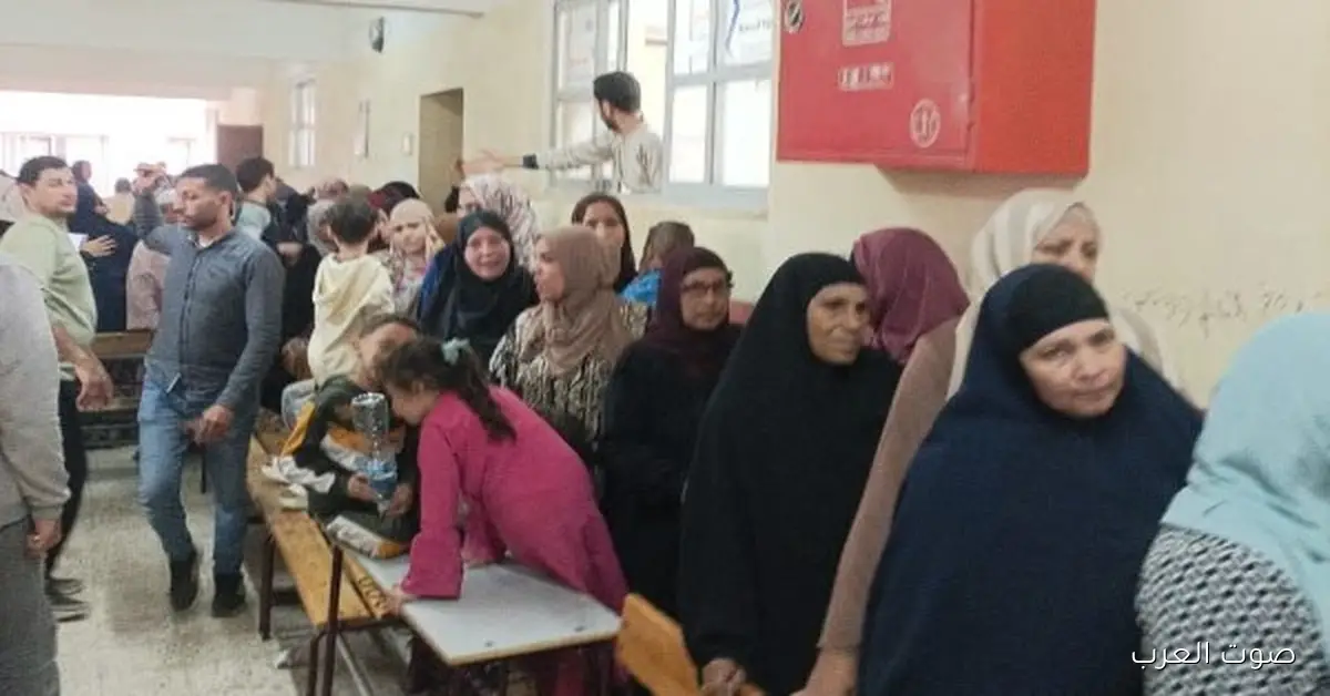 إقبال كبير من ستات شبرا الخيمة على لجان انتخابات مجلس النواب 2025