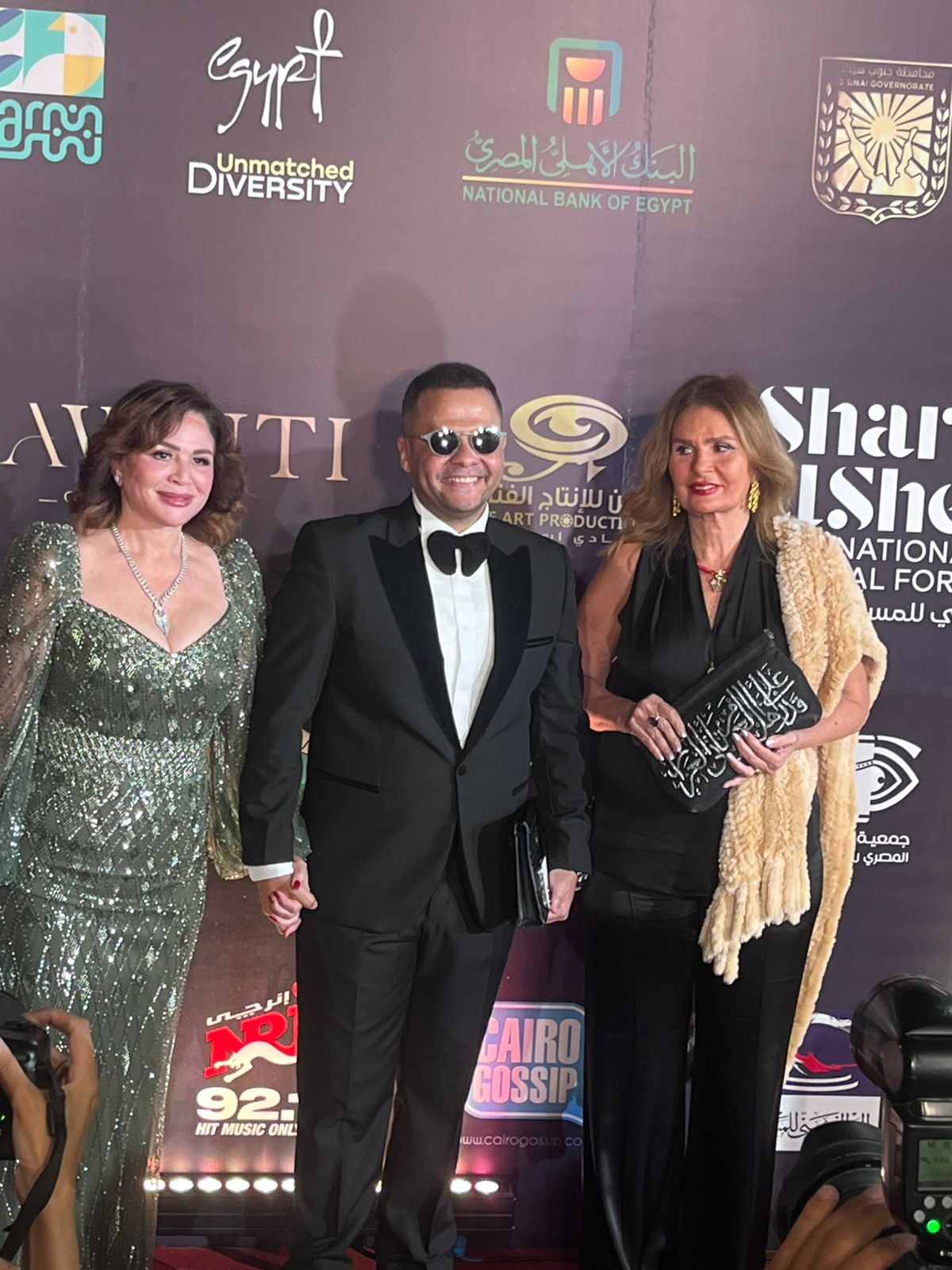 1764092839 185 يسرا وإلهام شاهين وهالة سرحان خطفوا الأنظار في مهرجان شرم