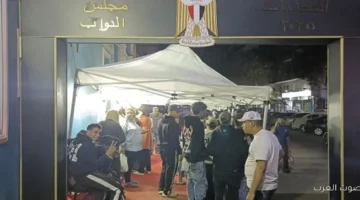 1764096949 شباب مصر في الطوابير أمام لجان وسط البلد على أنغام