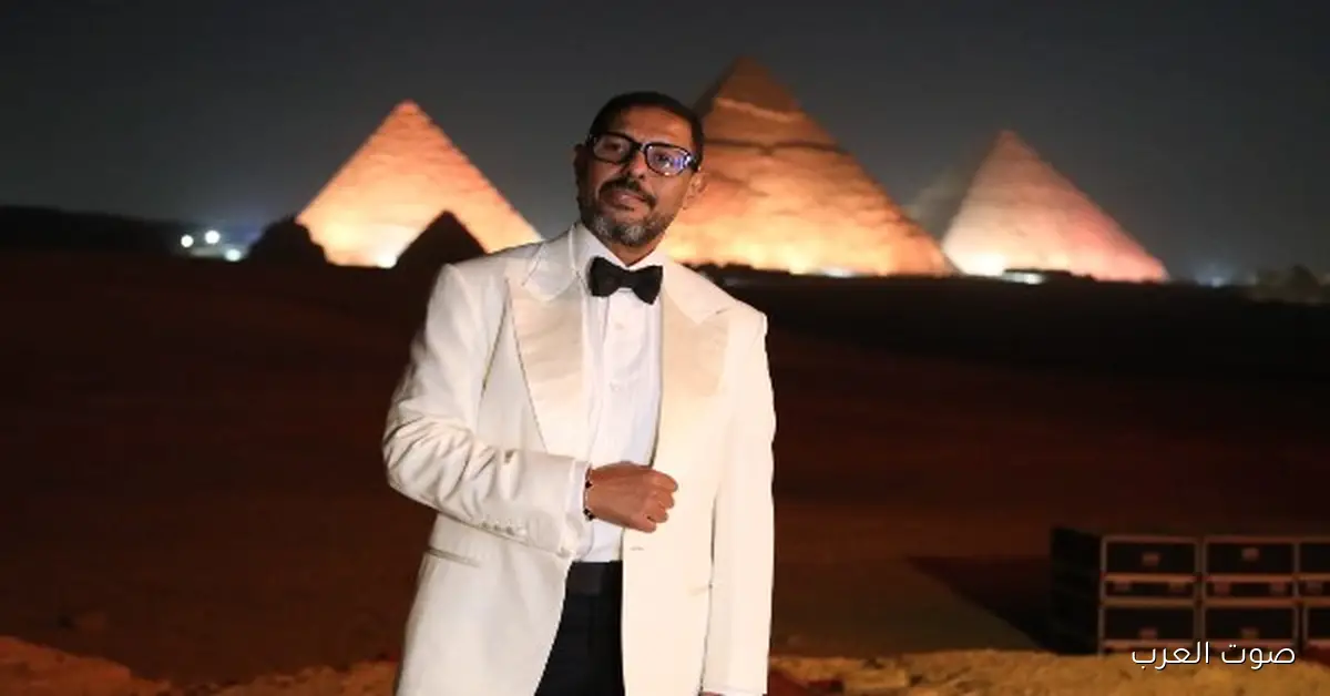 هاني فرحات يتألق مع الأوركسترا الملكي البريطاني في حفل مليان بالأهرامات