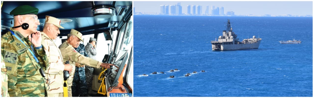 1764150509 519 وزير الدفاع يتابع تدريب ميدوزا 14 بعد هجوم على شاطئ