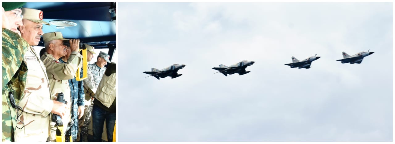 1764151840 139 وزير الدفاع وقادة الدول يشهدوا فعاليات المرحلة الرئيسية لتدريب ميدوزا