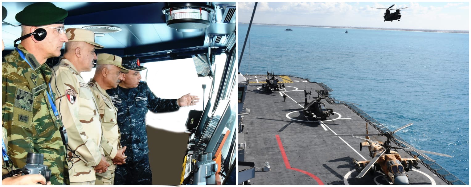 1764151840 93 وزير الدفاع وقادة الدول يشهدوا فعاليات المرحلة الرئيسية لتدريب ميدوزا