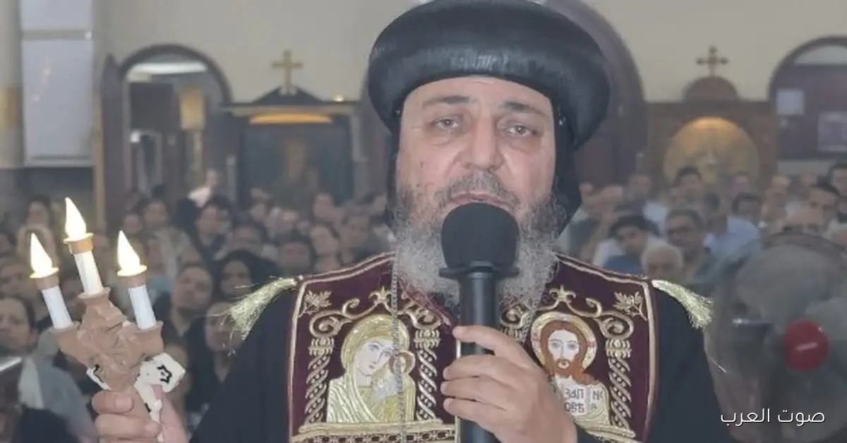 الأنبا إنيانوس يحتفل بعيد مار مينا ويرسم خمسة شمامسة جدد