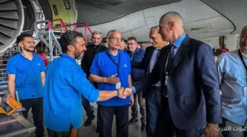 رئيس مصر للطيران يتجول في مواقع العمل بشركة الصيانة والهناجر ويشارك صور من الزيارة 33 1764167667 رئيس مصر للطيران يتجول في مواقع العمل بشركة الصيانة والهناجر