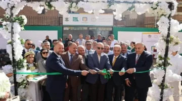 1764170719 البنك الأهلي المصري يفتتح مدرسة السلام الإعدادية في المنيا