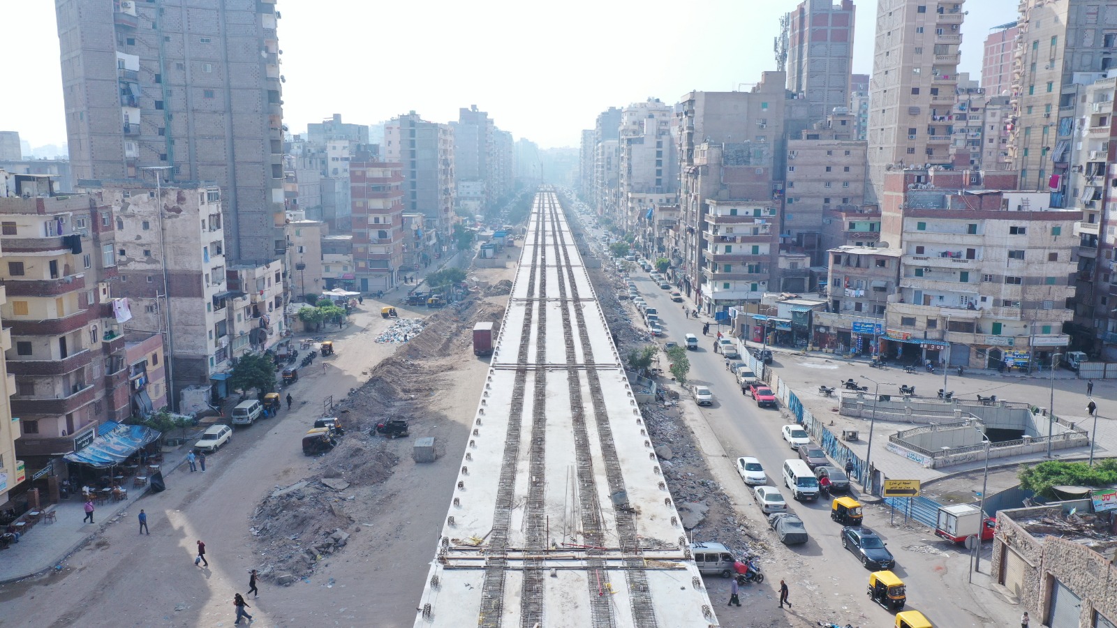 1764216083 879 شوفوا أحدث صور جوية لتطور شغل مترو الإسكندرية