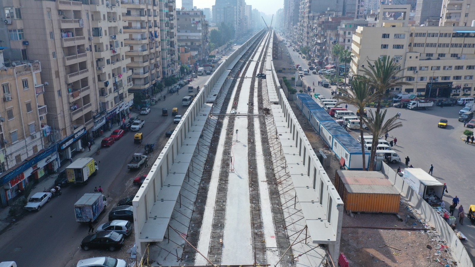 1764216083 882 شوفوا أحدث صور جوية لتطور شغل مترو الإسكندرية