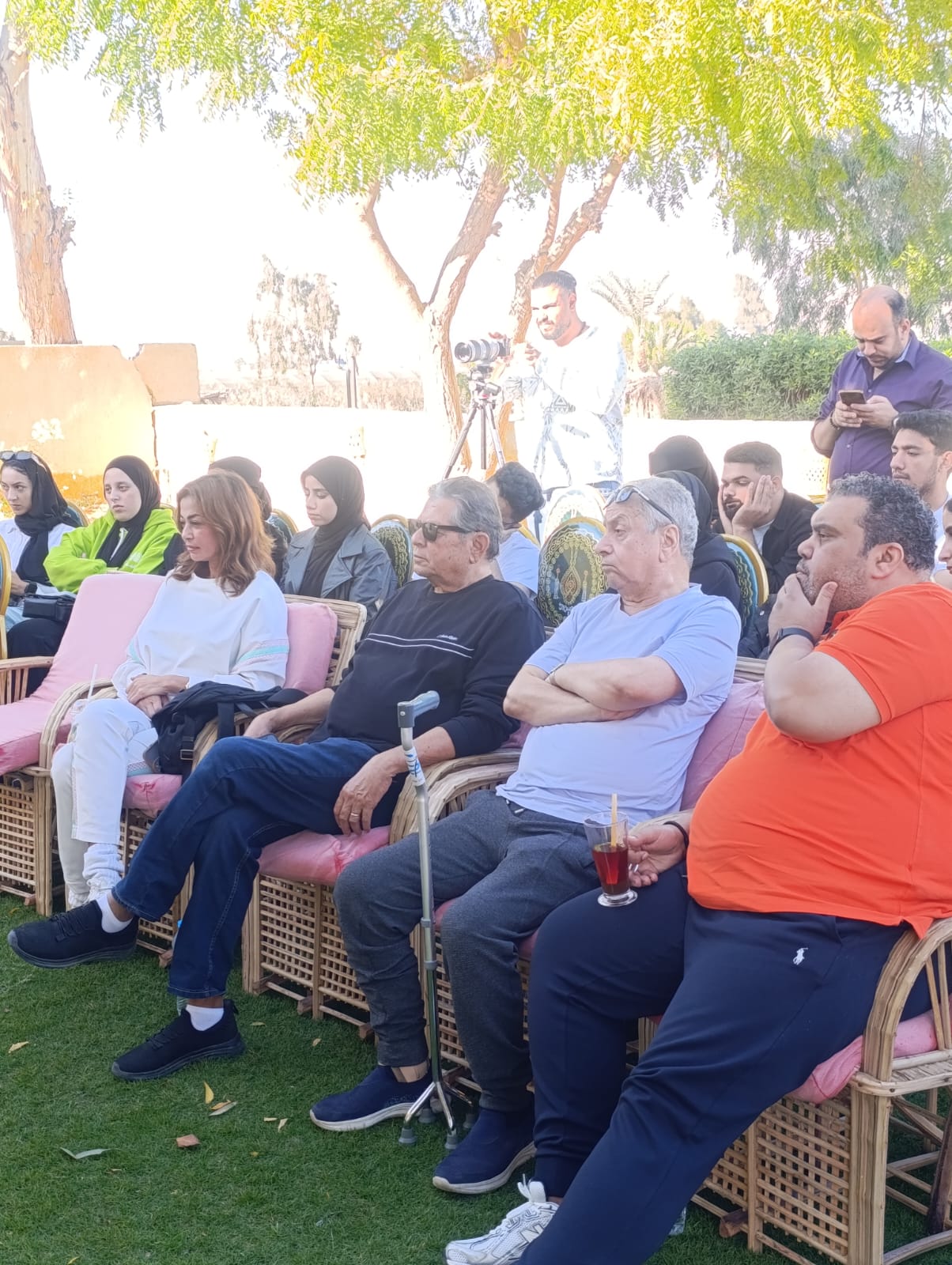 عمر عبد العزيز يتحدث في المهرجان