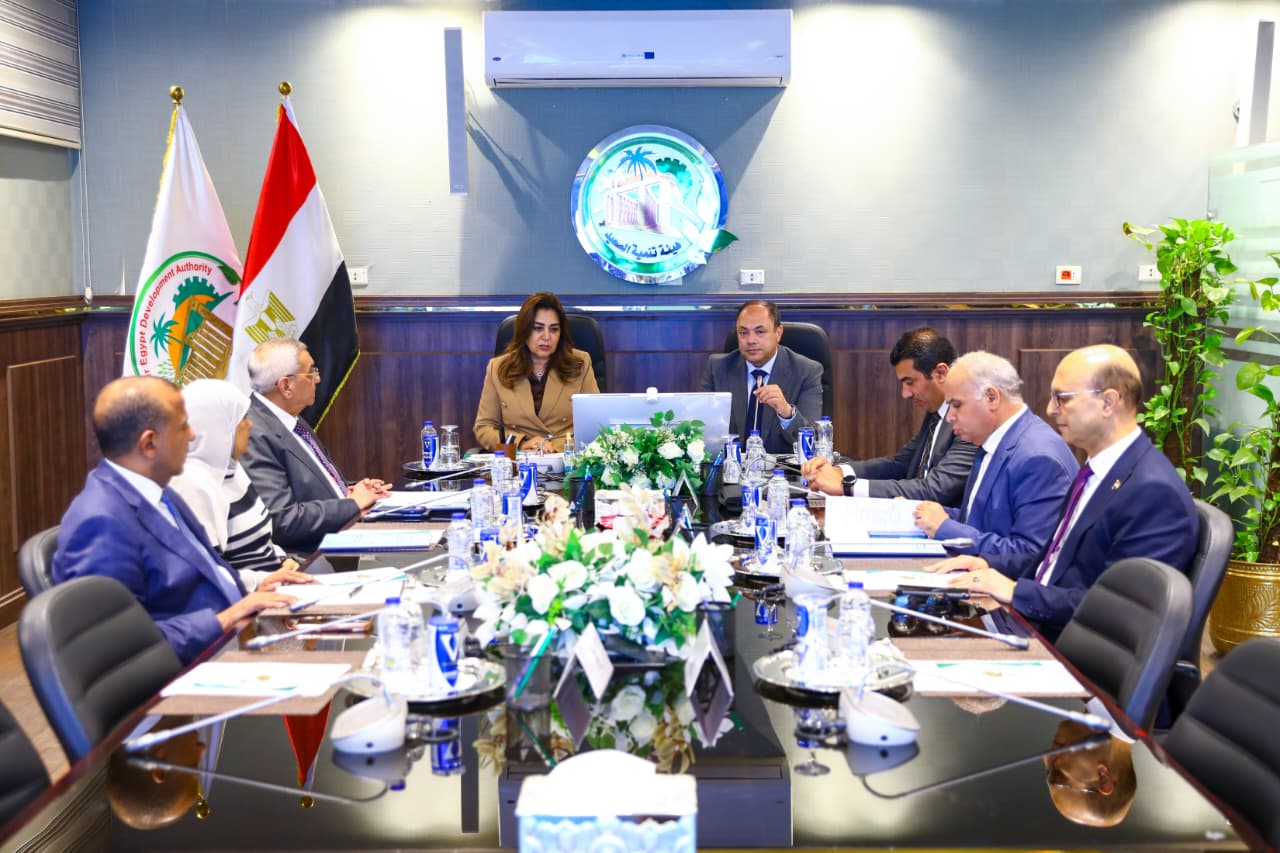 وزيرة التنمية المحلية تحضر إطلاق الموقع الجديد لهيئة تنمية الصعيد 7 اجتماع هيئة تنمية الصعيد