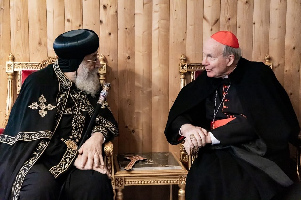 1764334174 311 لقاء ود بين البابا تواضروس ورئيس أساقفة ڤيينا في النمسا