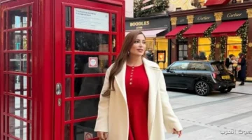 1764351733 نسرين طافش بتخطف الأنظار بالأحمر على إنستجرام