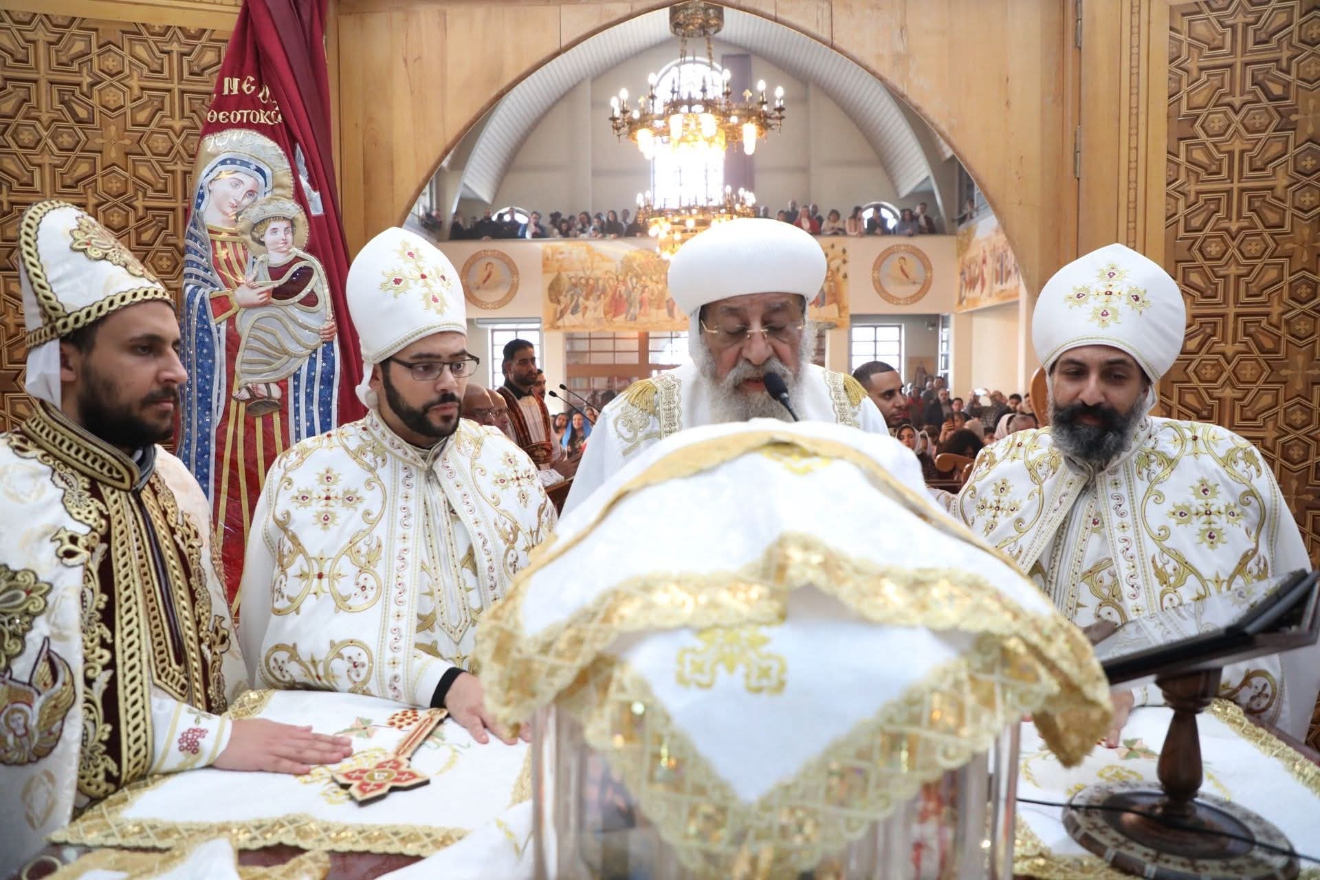 1764433345 552 تعيين 3 كهنة جدد في إيبارشية النمسا بيد البابا تواضروس