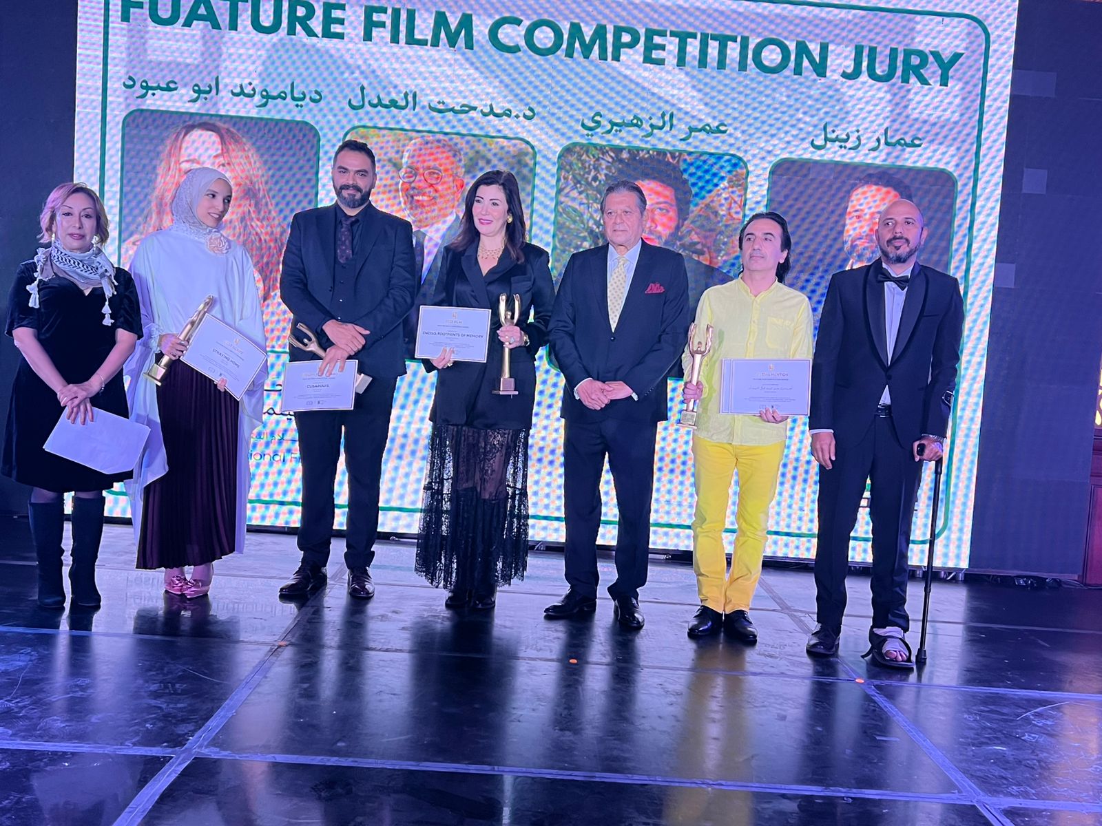 1764438100 855 جوائز مسابقة الأفلام الطويلة في ختام مهرجان الفيوم الدولي لأفلام