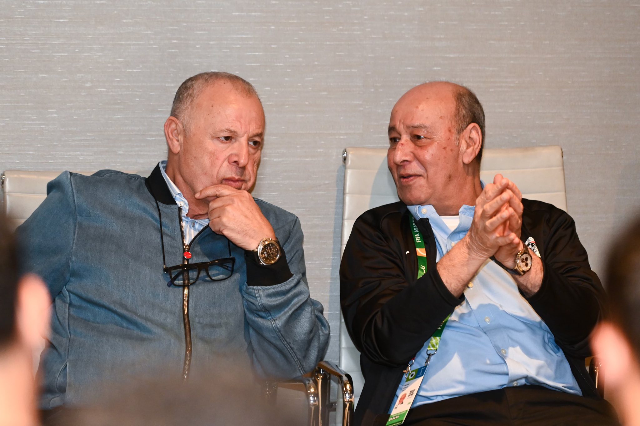 روح الفريق أثناء المران