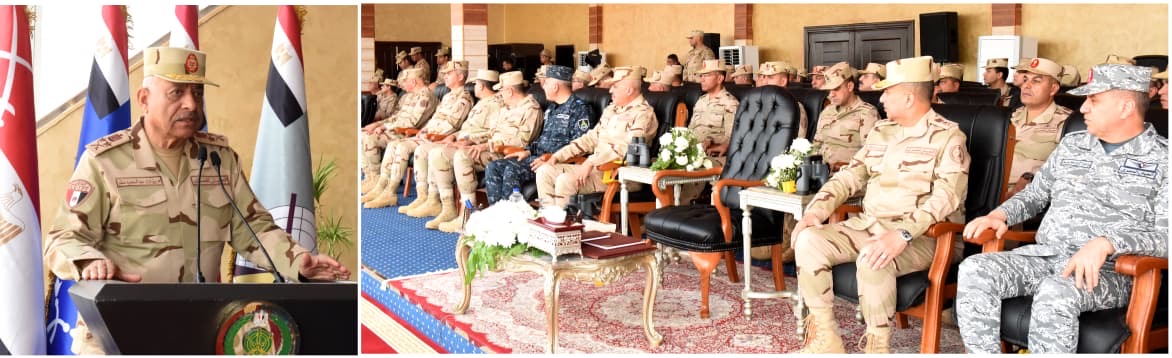 1764495760 200 وزير الدفاع يحضر تدريبات الرماية الصاروخية لقوات الدفاع الجوي فيديو