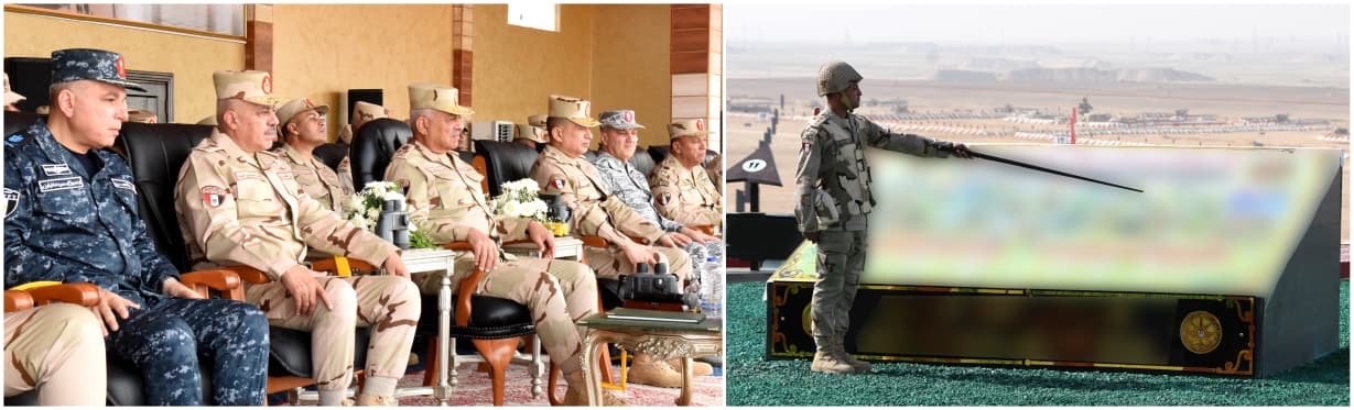 1764495760 780 وزير الدفاع يحضر تدريبات الرماية الصاروخية لقوات الدفاع الجوي فيديو