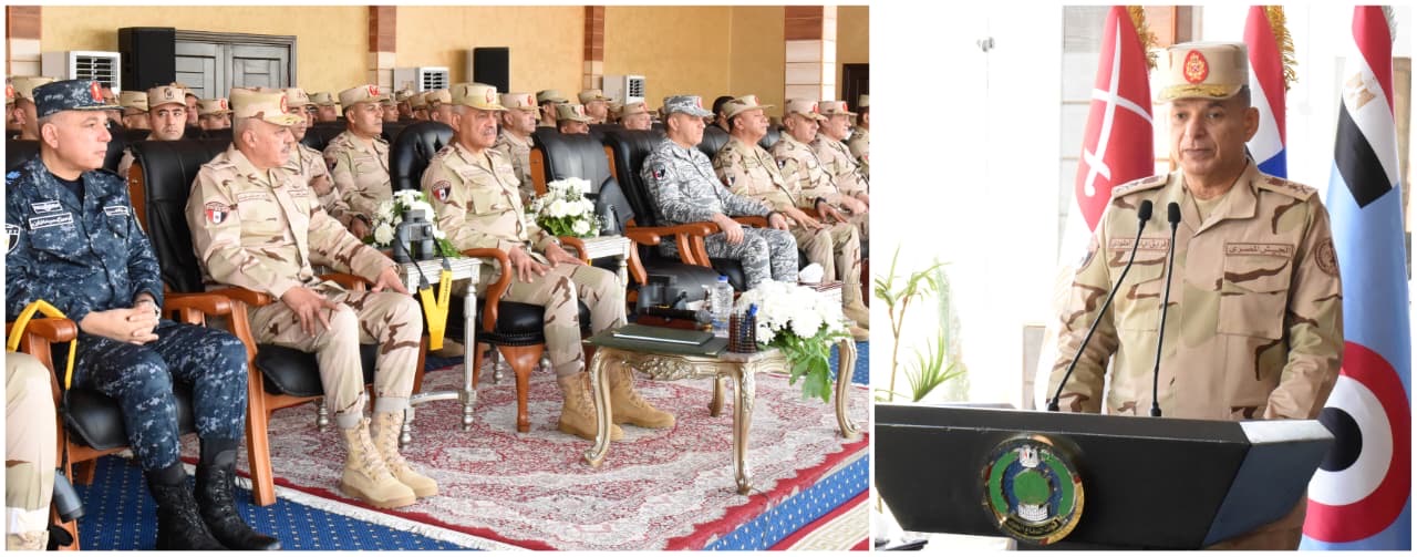 1764495760 791 وزير الدفاع يحضر تدريبات الرماية الصاروخية لقوات الدفاع الجوي فيديو