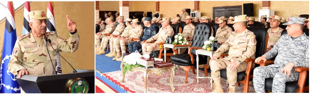 1764495760 836 وزير الدفاع يحضر تدريبات الرماية الصاروخية لقوات الدفاع الجوي فيديو