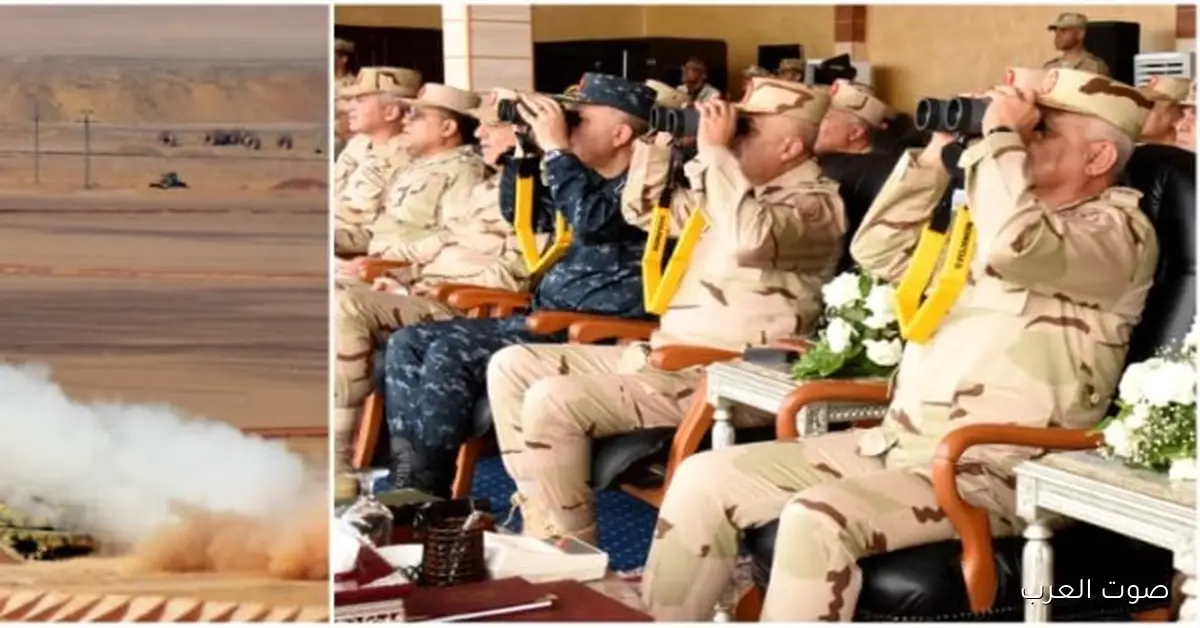 وزير الدفاع يحضر تدريبات الرماية الصاروخية لقوات الدفاع الجوي| فيديو وصور