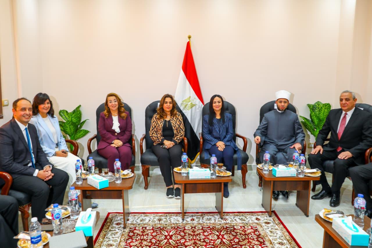 1764504318 401 وزيرة التنمية المحلية تحضر افتتاح مركز العزيمة لعلاج الإدمان وتزور