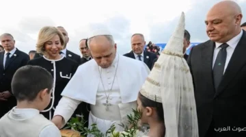 1764517218 البابا لاون وصل لبنان في محطته الثانية من زيارته الأولىصور