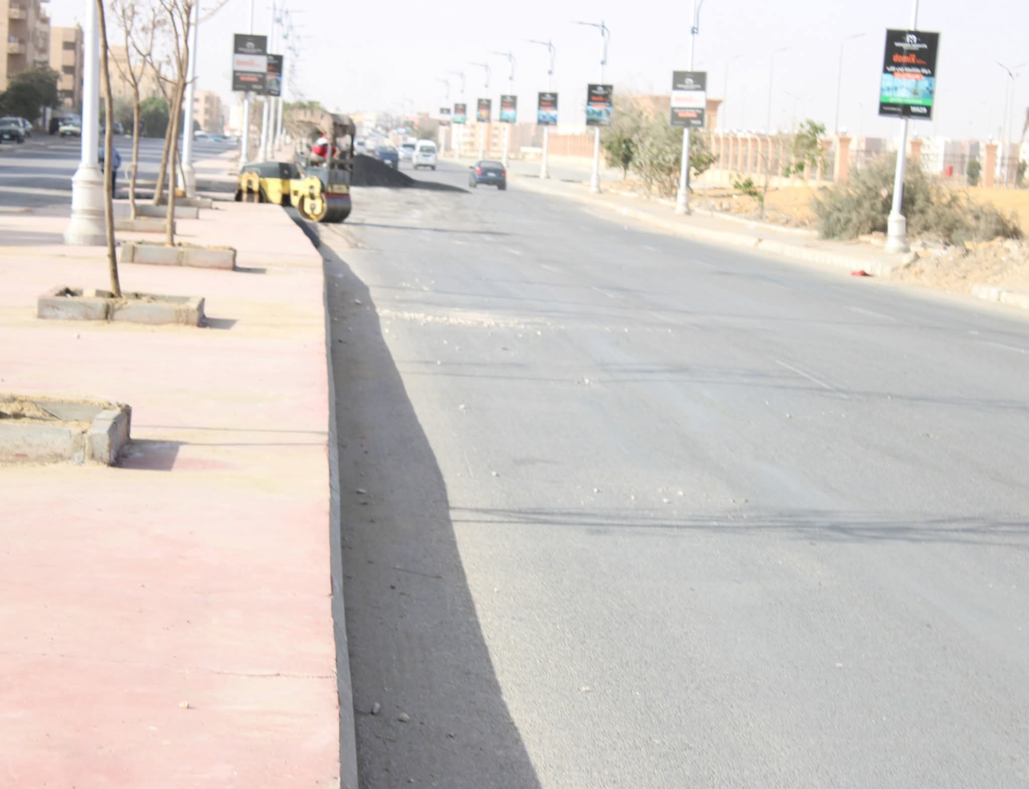 1764532333 699 رئيس بدر يتفقد أعمال تطوير طريق السنترال ويشارك صور الجولة