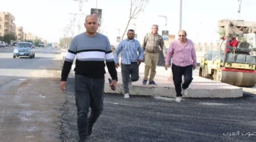 1764532333 رئيس بدر يتفقد أعمال تطوير طريق السنترال ويشارك صور الجولة