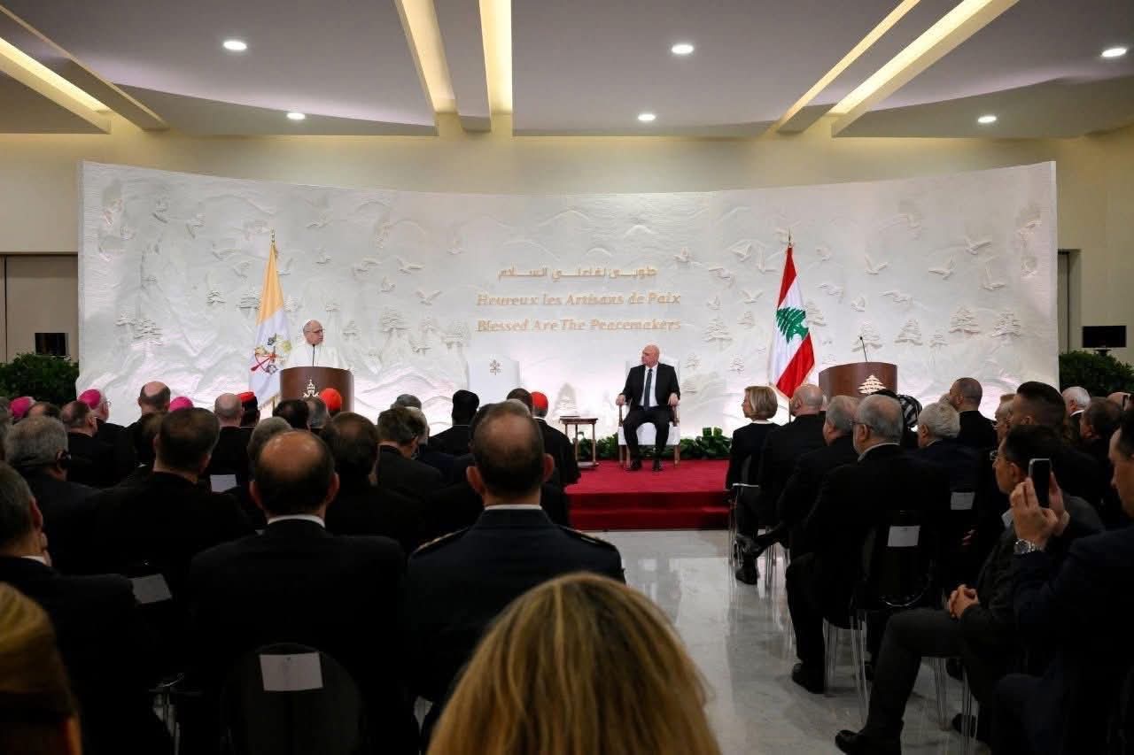 1764532787 374 البطريرك الأنبا إبراهيم إسحق يحضر اللقاء الرسمي للبابا لاون في