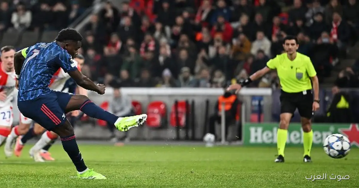 آرسنال يضرب سلافيا براج بثلاثة أهداف في دوري أبطال أوروبا