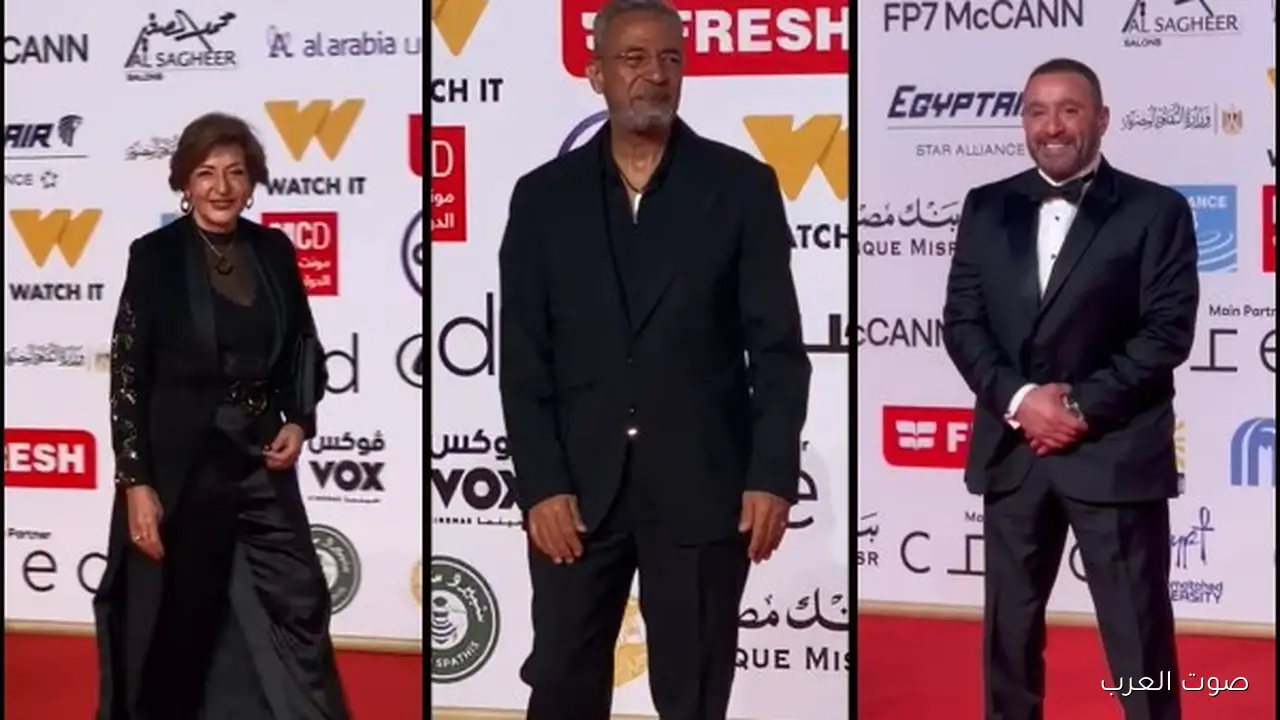 أحمد السقا وصبري فواز وليلى عز العرب أول الواصلين لافتتاح