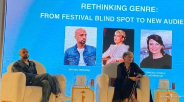 أحمد مراد يحكي عن بدايته في الكتابة في ندوة بمهرجان