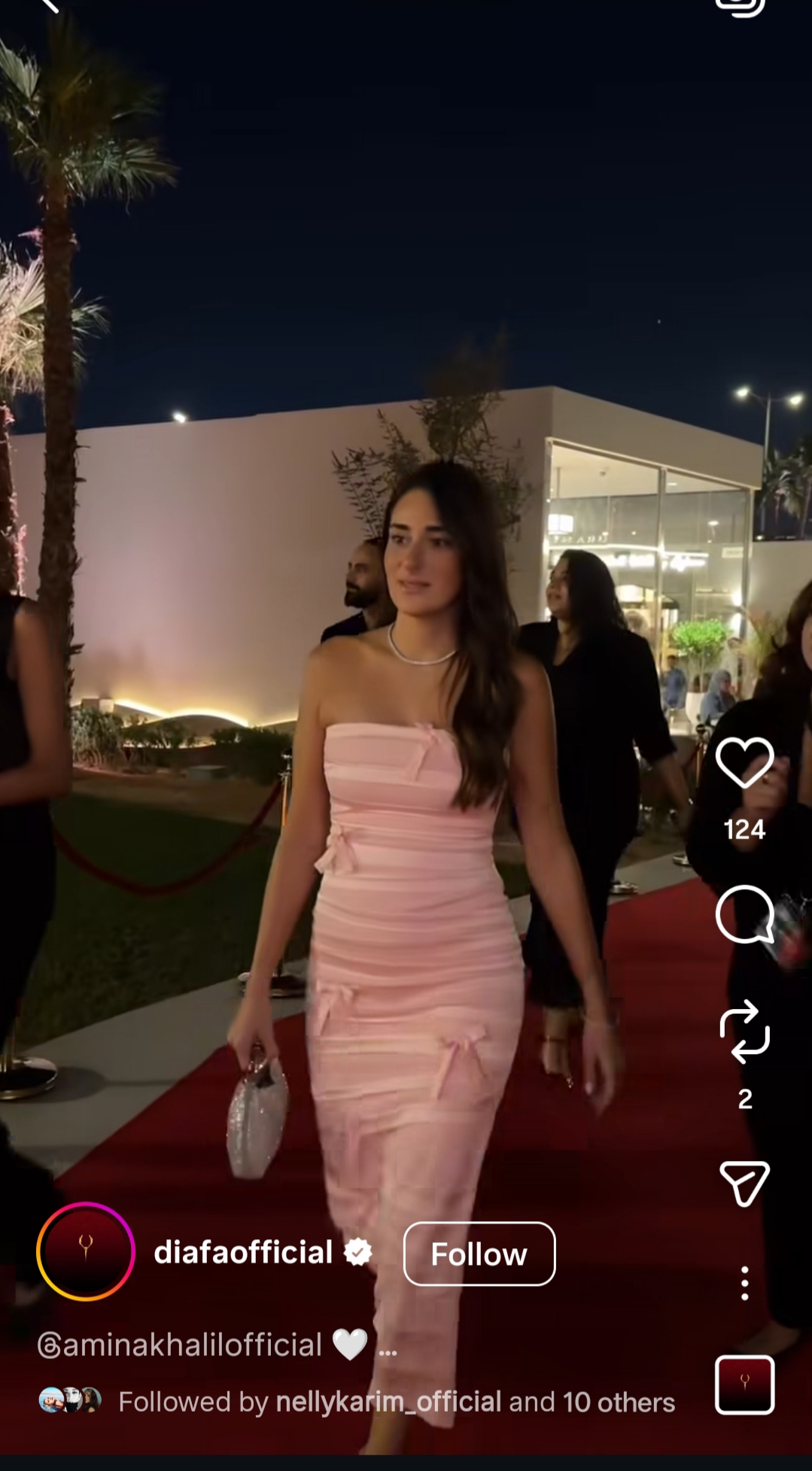 أمينة خليل تسرق الأنظار في مهرجان ضيافة السينمائي بدبي