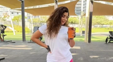 أيتن عامر تتألق في الجيم
