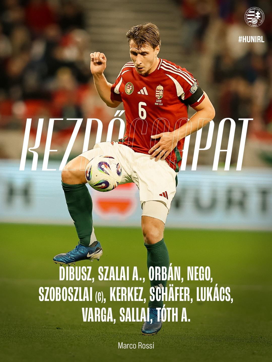 تشكيل منتخب المجر